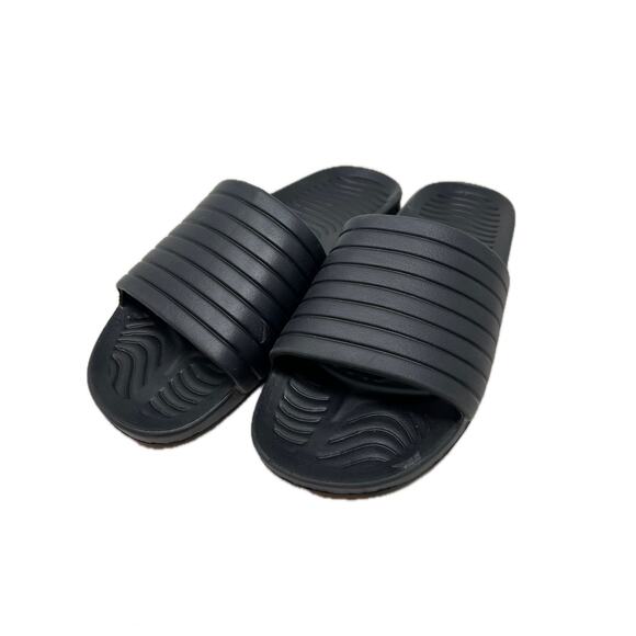 Black Shower Shoes Sandals/Slides Mens 11 - Picture 2 of 5